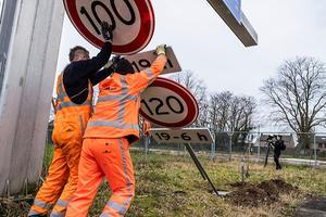Verkeersborden. beeld ANP