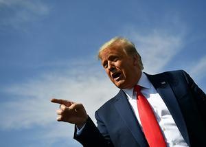 De Amerikaanse president Trump. beeld AFP, Mandel Ngan