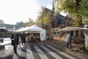 Het centrum van Scherpenzeel. Een hoogleraar gaat de bestuurscrisis in het dorp onderzoeken. beeld RD, Anton Dommerholt