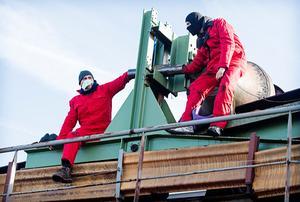In 2018 bezetten een aantal actievoerders kolenoverslag EMO in de Rotterdamse haven. Ze protesteerden tegen een 25-jarige contractverlenging van het bedrijf. beeld ANP