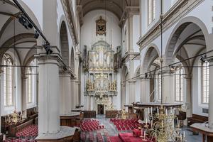 Interieur van de Westerkerk in Amsterdam. beeld RD, Henk Visscher