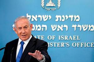 Netanyahu. beeld AFP, Abir Sultan