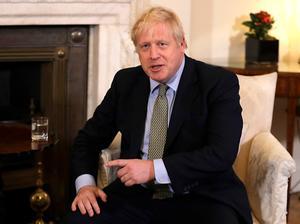 De Britse premier Boris Johnson. beeld AFP